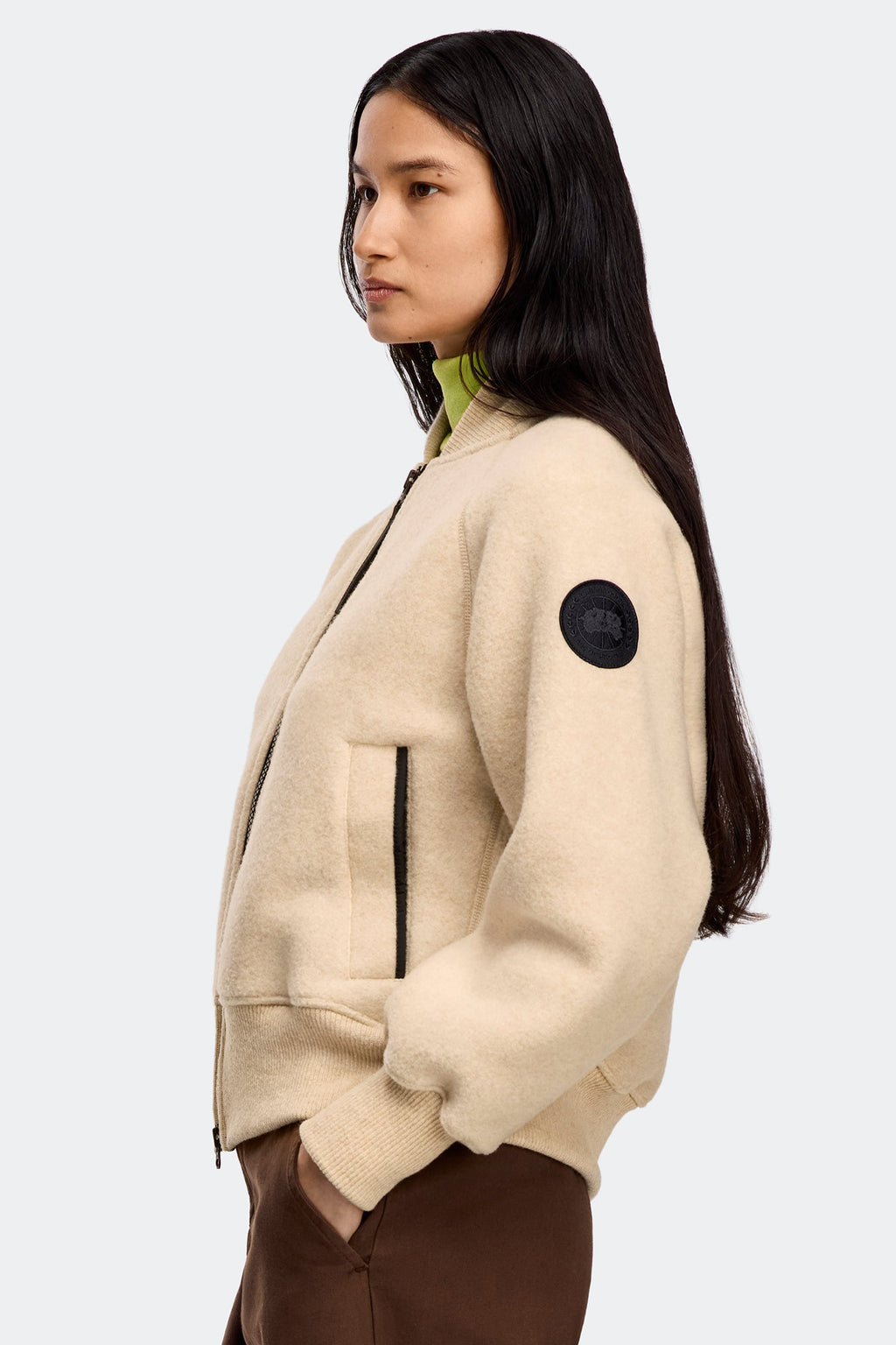 Sierra Fleece Bomber Black Disc