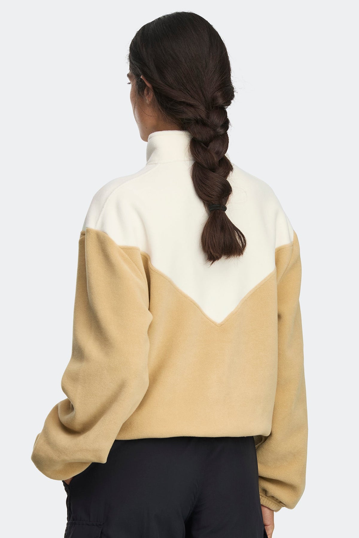 Tayen Colour Block Fleece Quarter Zip
