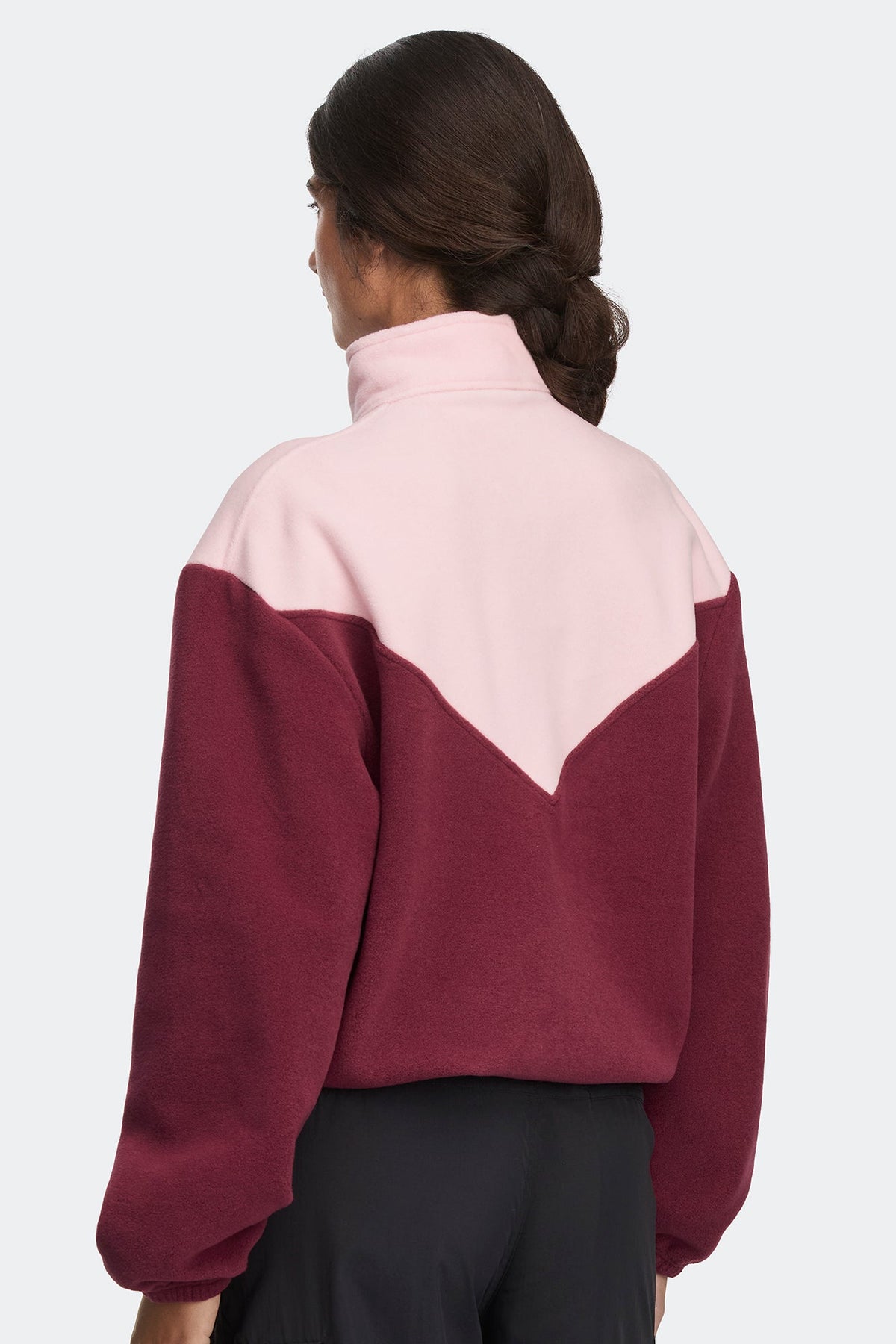 Tayen Colour Block Fleece Quarter Zip