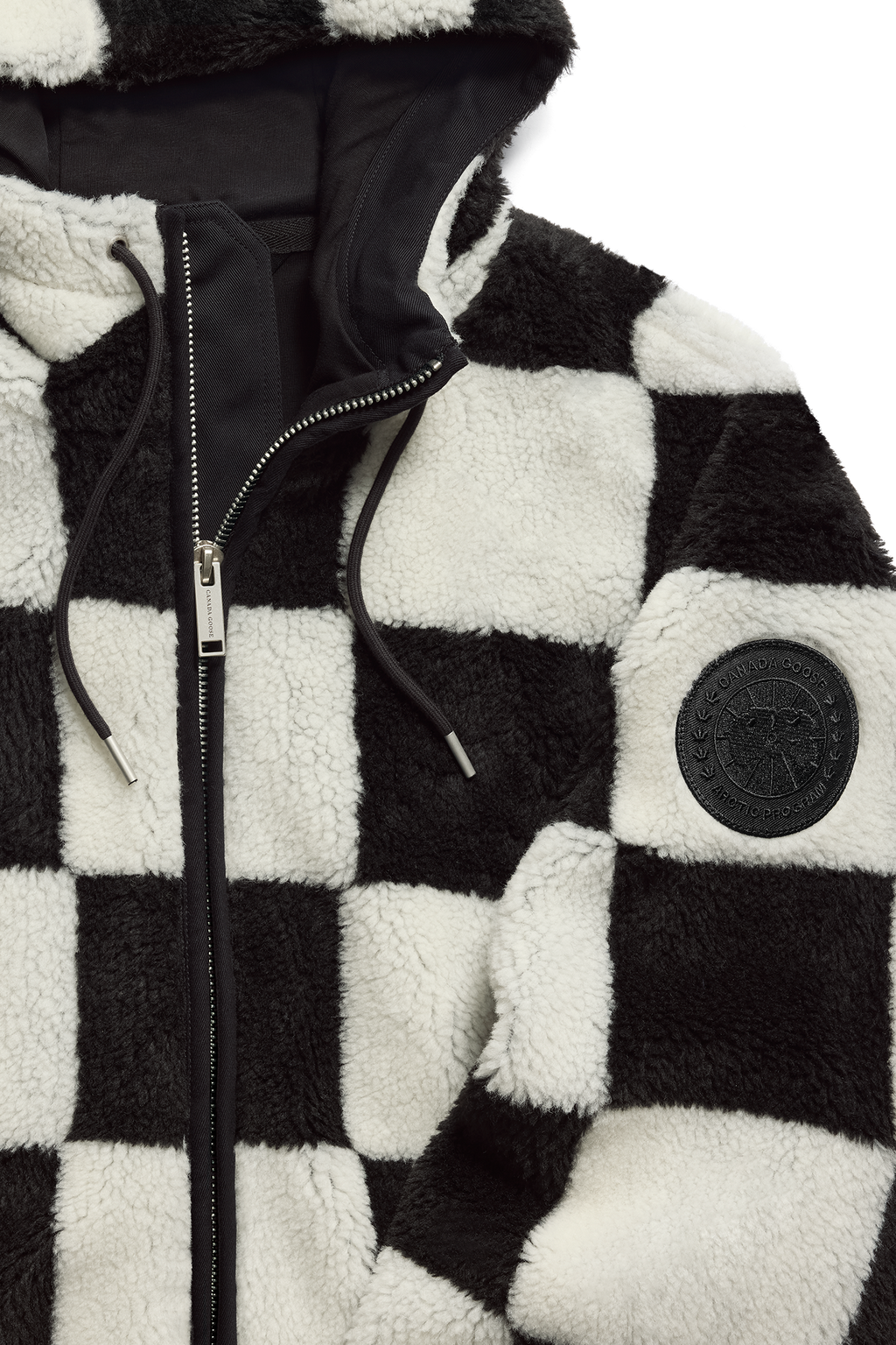 Harrier Checkered Fleece Hoodie