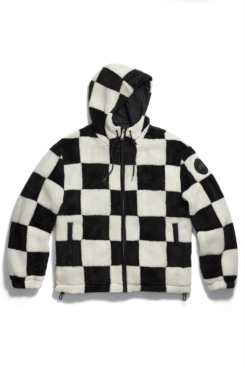 Harrier Checkered Fleece Hoodie