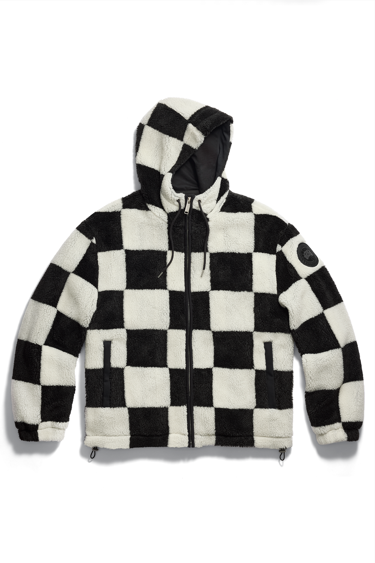 Harrier Checkered Fleece Hoodie