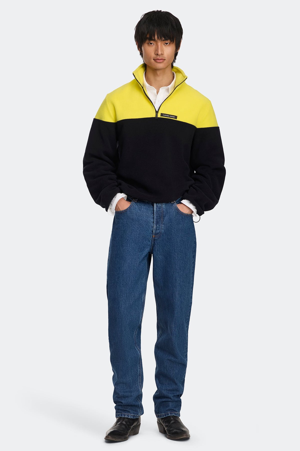 Loma Colour Block Fleece Half Zip