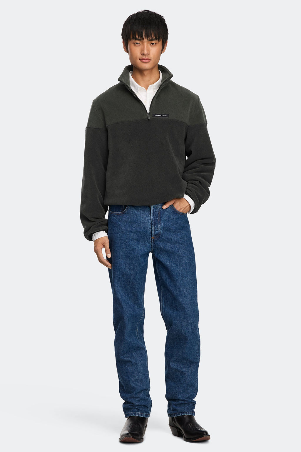 Loma Colour Block Fleece Half Zip