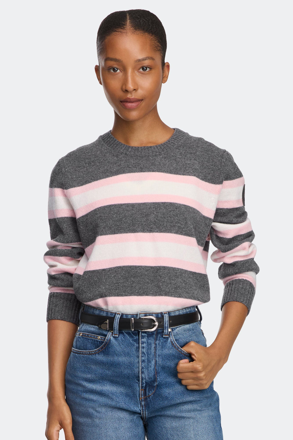 Joffre Striped Knit Crew