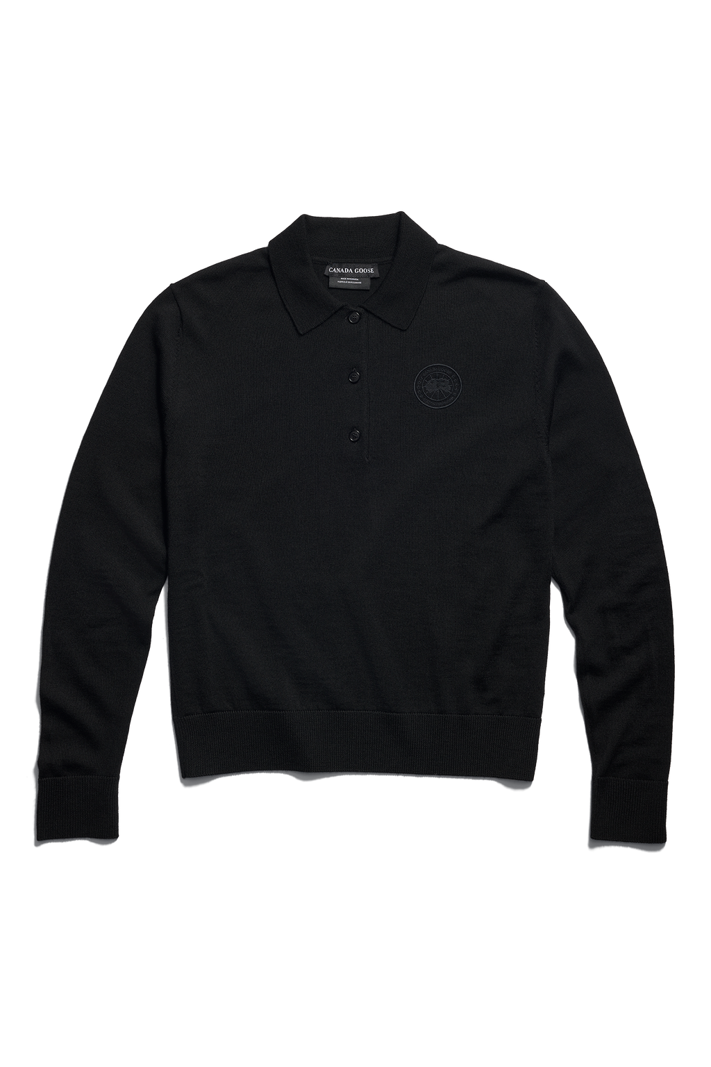 Melrose Knit Long Sleeve Polo