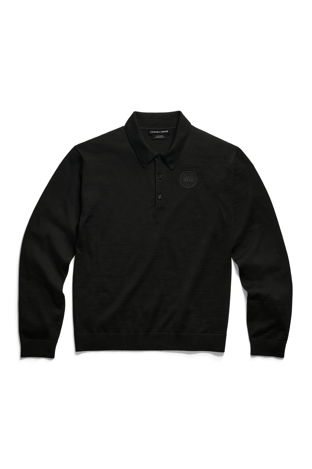 Petitot Knit Long Sleeve Polo